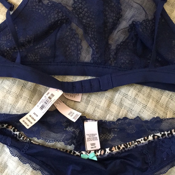 Victoria’s Secret, bralette, XS navy blue - Picture 5 of 8
